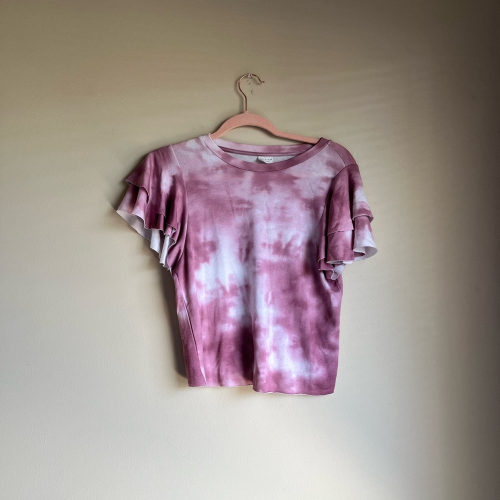 Pink Tie Dye Short Sleeve